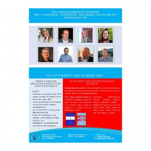 Oplossingsgericht werken, twaalfdaagse mastercourse, 12daagse Mastercourse, Solutions Centre, Soesterberg